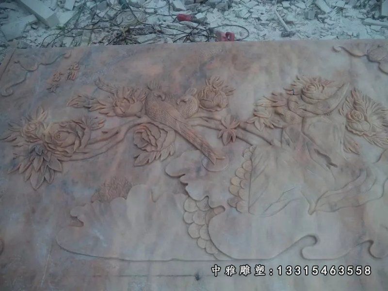 石浮雕广场景观