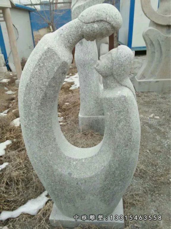 石雕抽象人物雕塑