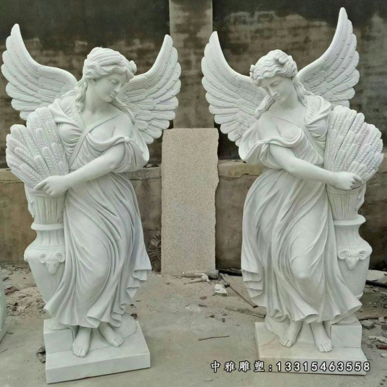 石雕广场天使