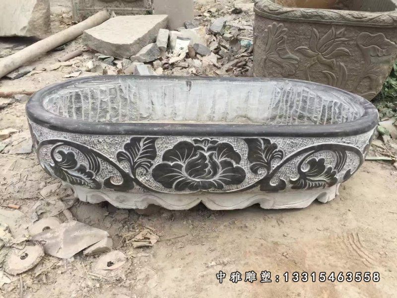 石雕仿古水缸