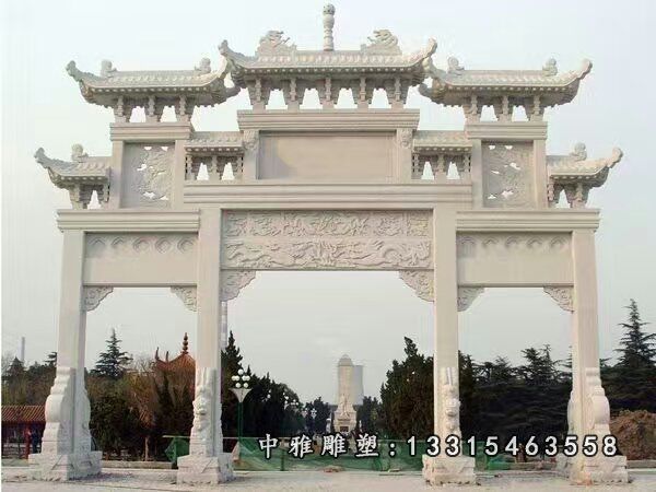 石雕大型牌坊