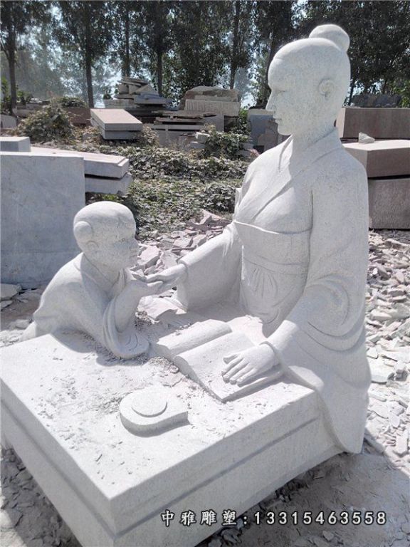 石雕城市人物