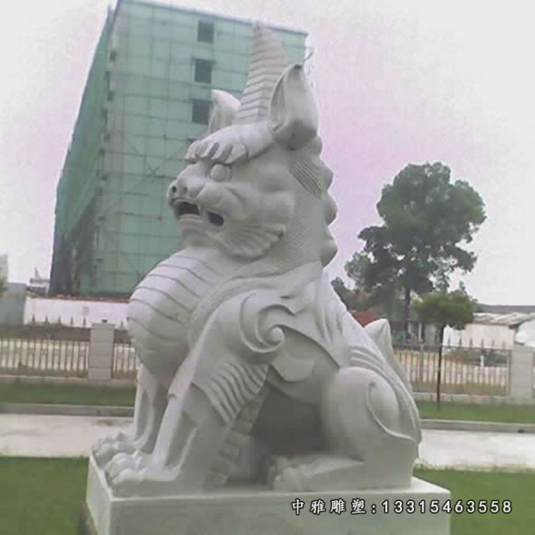 神兽石雕獬豸雕塑