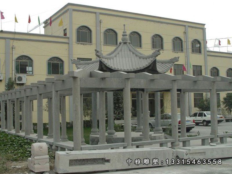 公园石雕长廊