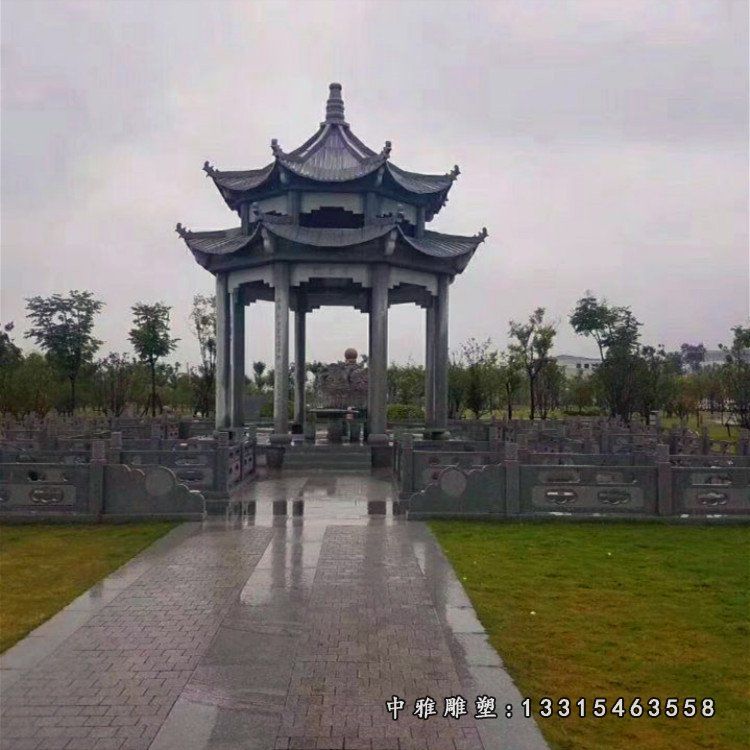 石雕景观凉亭