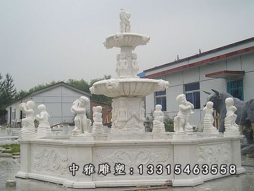 小区喷泉石雕