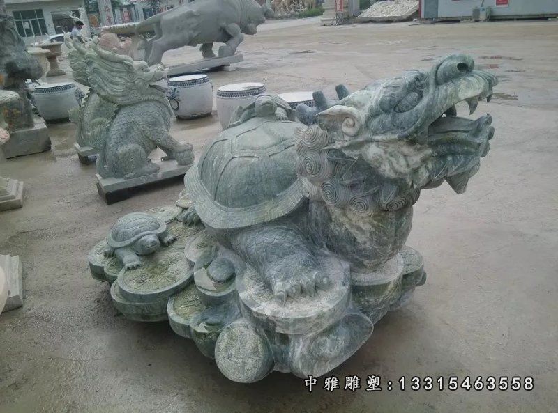 神兽龙龟石雕