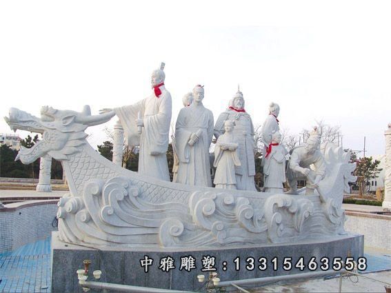 石雕广场八仙