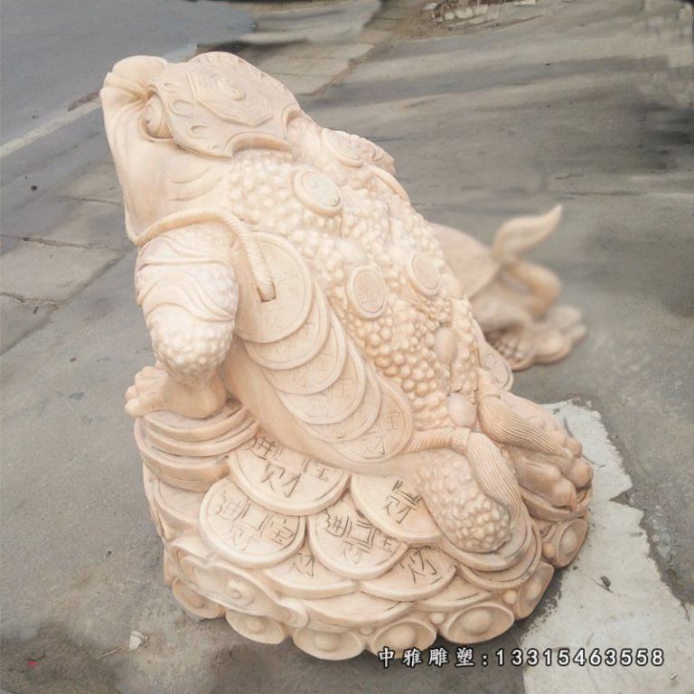 石雕招财金蟾