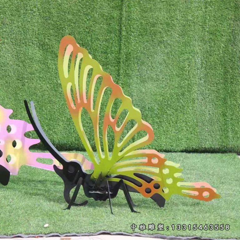 不锈钢小型蝴蝶雕塑