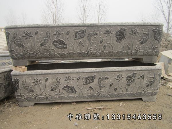 仿古水缸石雕