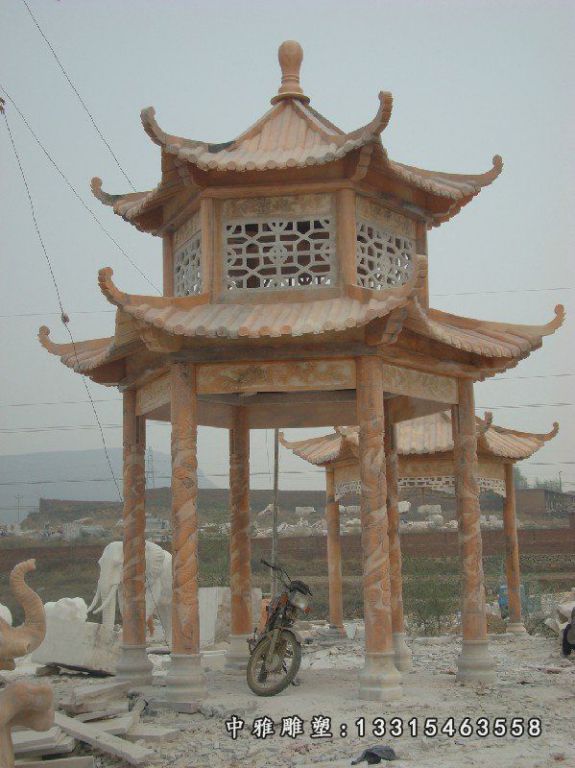 石雕公园凉亭