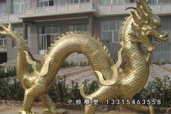 铜雕十二生肖龙