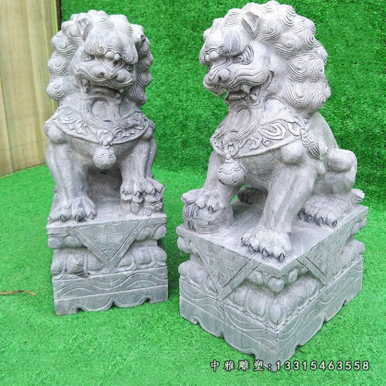 宅门石雕狮子