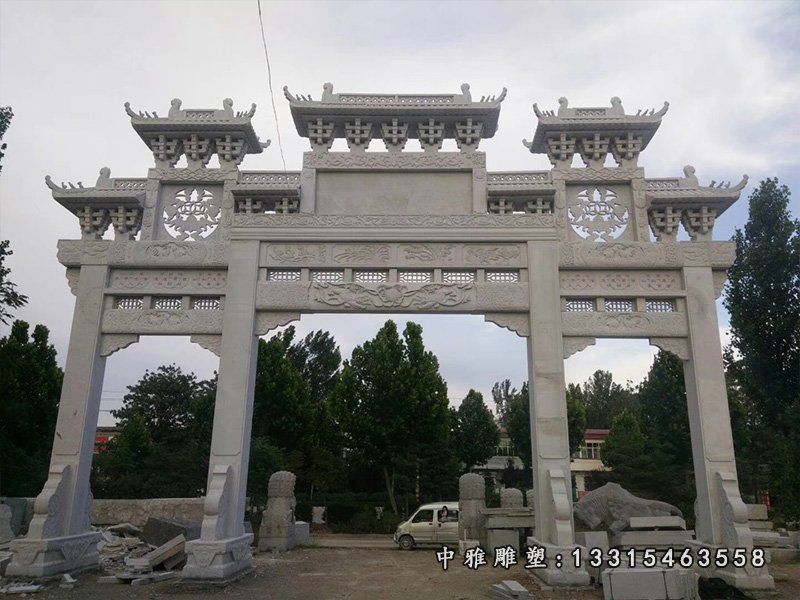 石雕大型牌坊