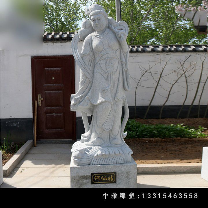 广场八仙石雕