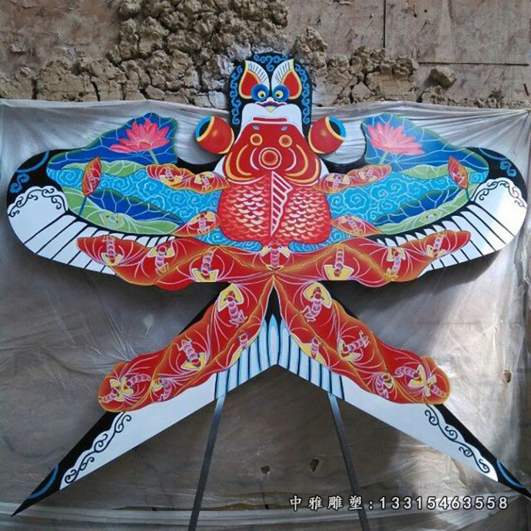 不锈钢仿真风筝雕塑