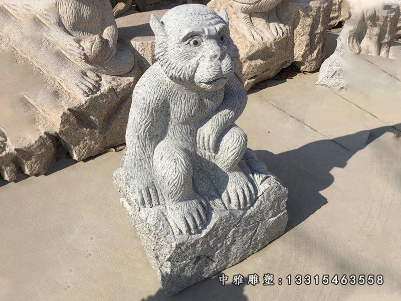 动物石雕猴雕塑