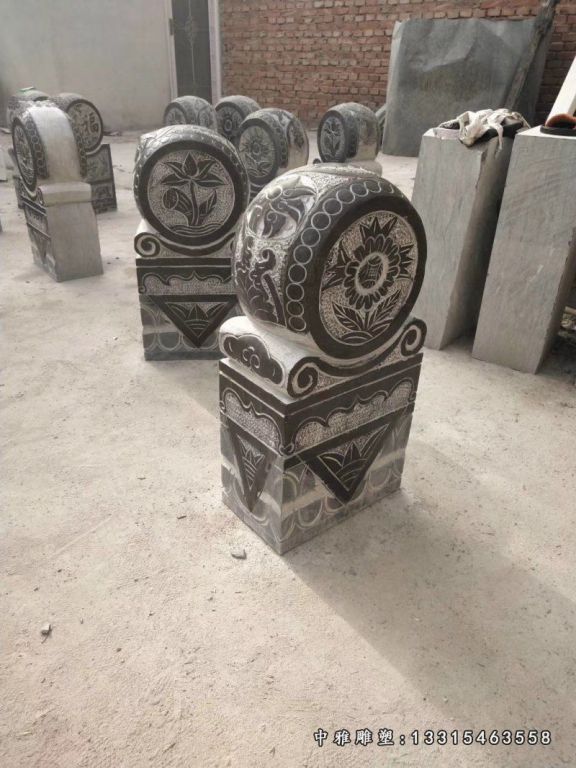 宅门石雕抱鼓