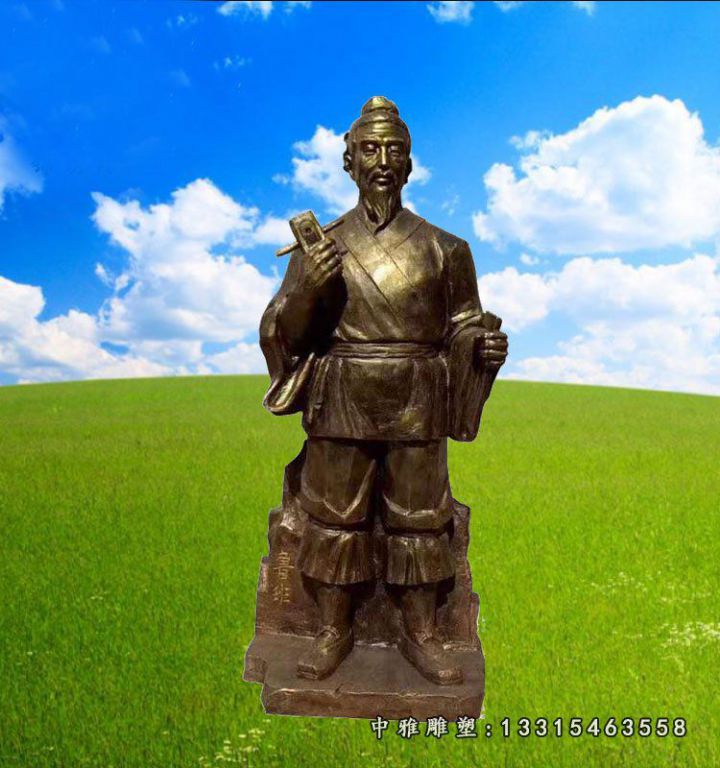 铜雕木匠鲁班