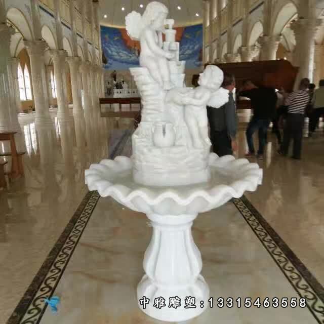 小区石雕喷泉
