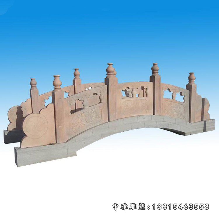 公园石雕桥景观