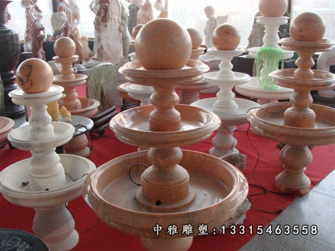 花园石雕风水球