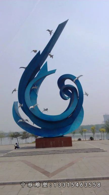动物鸽子不锈钢雕塑