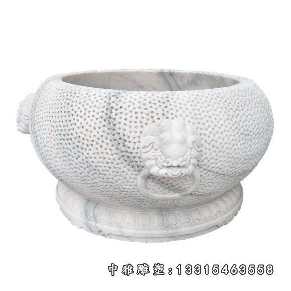 欧式石雕花盆