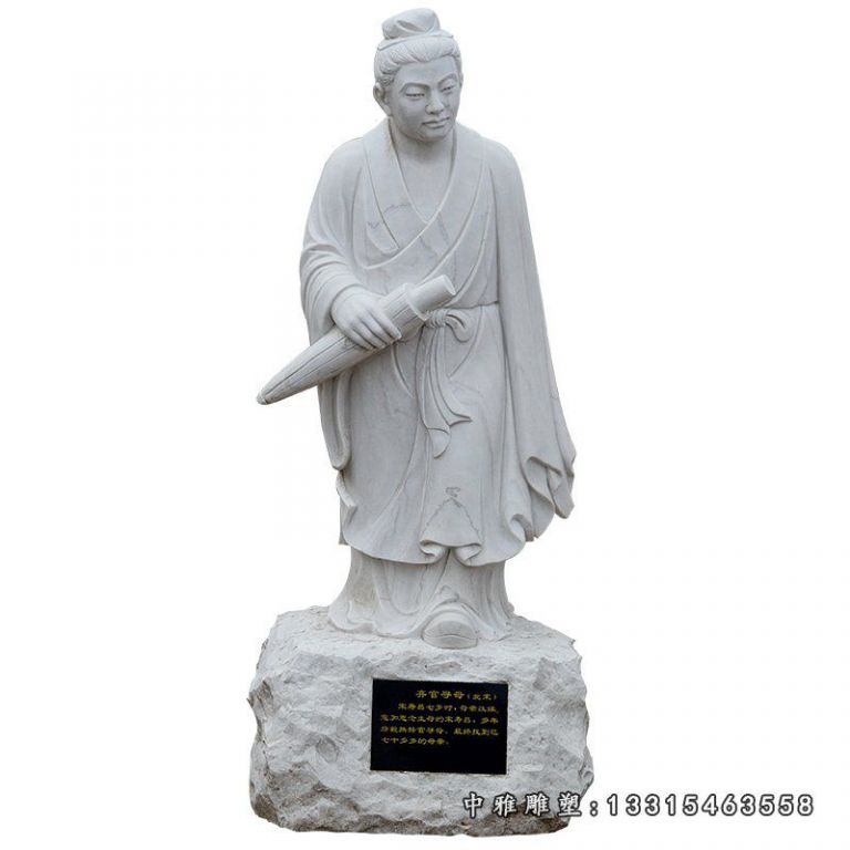 石雕孝道主题人物