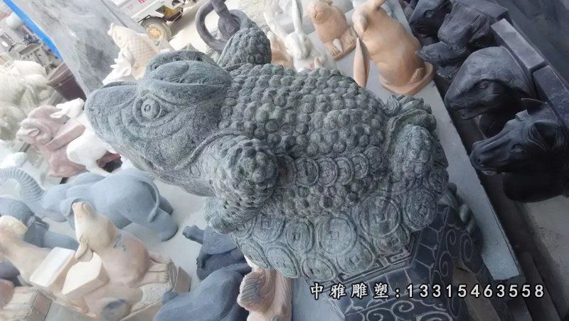 庭院石雕金蟾