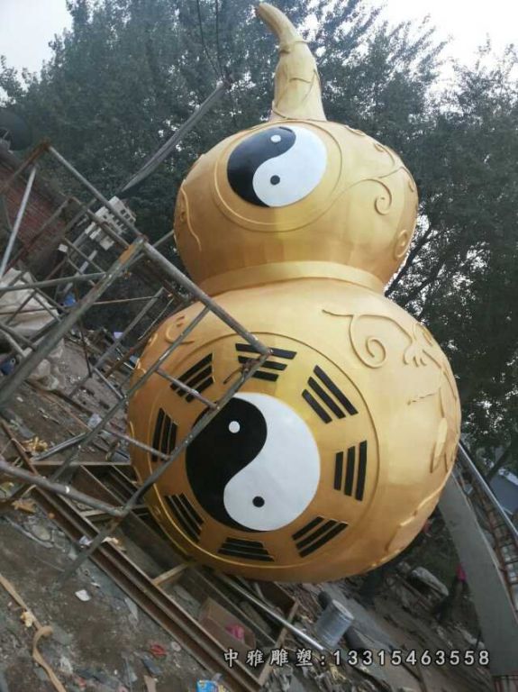 葫芦景观不锈钢摆件
