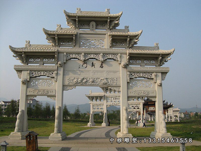 石雕大型牌坊