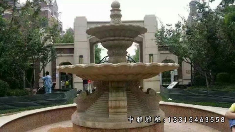 景观石雕喷泉