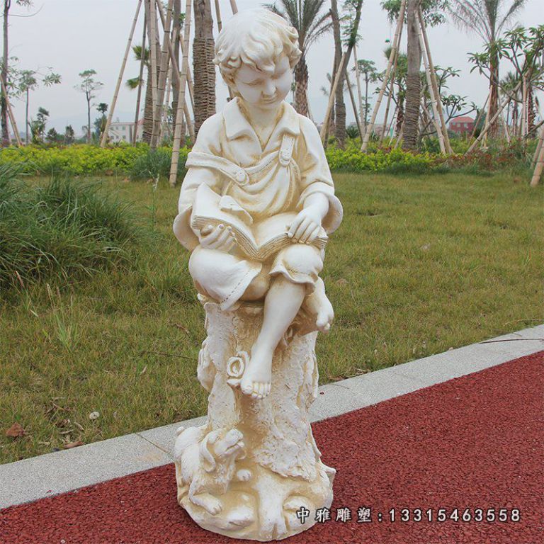 石雕广场儿童