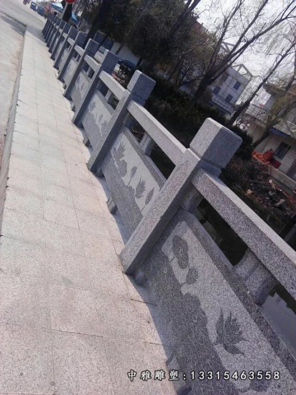 河道石雕栏板景观