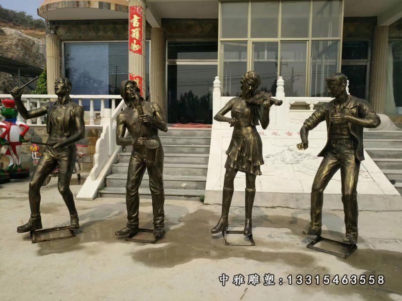 铜雕广场西方音乐人物