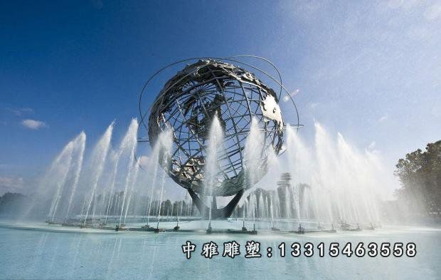 不锈钢大型喷泉景观