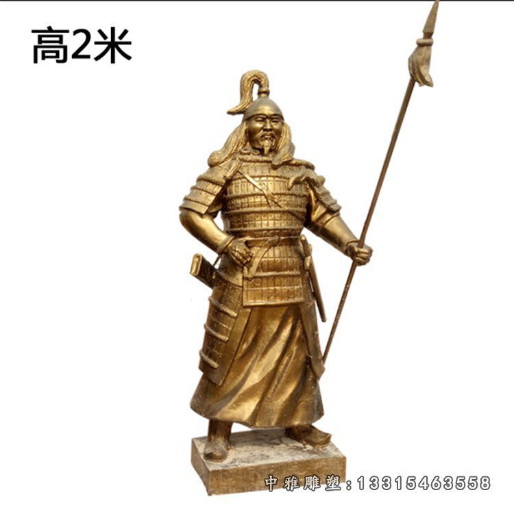 铜雕士兵城市人物雕塑