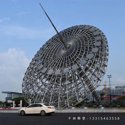 不锈钢广场大型避雷针雕塑