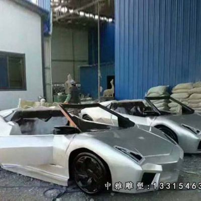 不锈钢广场仿真车模雕塑