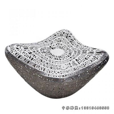 公园元宝景观不锈钢雕塑