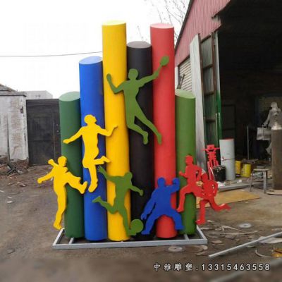 城市不锈钢精神堡垒景观雕塑