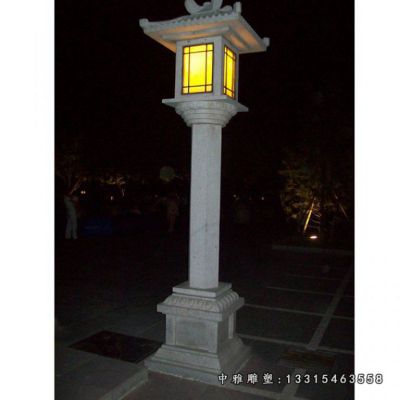 公园小型石灯雕塑