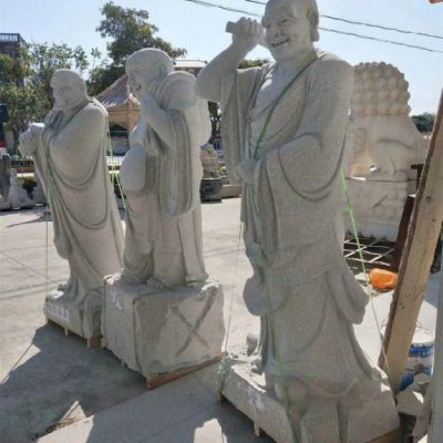 石雕广场古代人物八仙