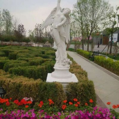 公园石雕西方天使