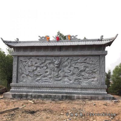 景观庭院影壁石雕