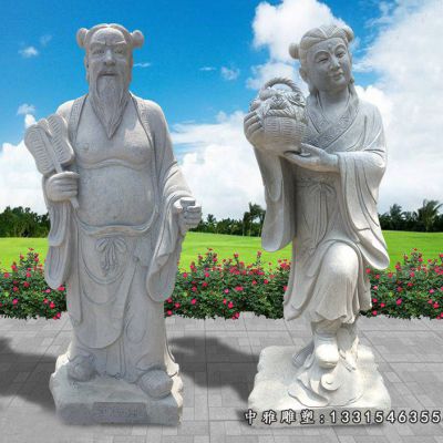神话人物石雕八仙雕塑