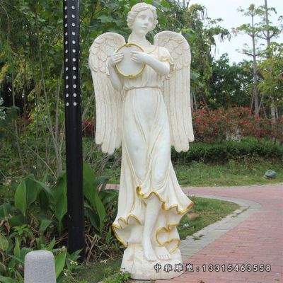 公园石雕西方天使