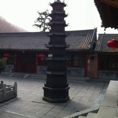 寺院大型铜雕塔雕塑